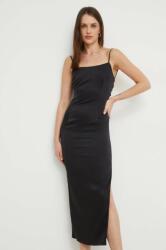 ANSWEAR rochie culoarea negru, mini, drept BMYX-SUD05K_99X