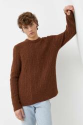 Abercrombie & Fitch pulover barbati, culoarea maro, călduros 9BYX-BLM1HP_82X