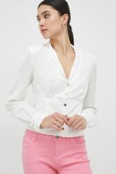 Morgan camasa femei, culoarea alb, cu guler clasic, regular PPYX-KDD0L3_00X