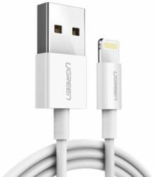 UGREEN USB - Lightning iPhone iPad MFI adat és töltőkábel 2m 2, 4A - Fehér (20730) (20730) - kulsoaksi