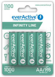 everActive AA 1100mAh Infinity Line akku (ár/db)