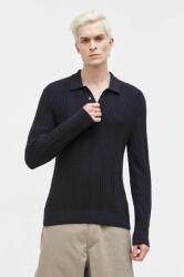 Abercrombie & Fitch pulover barbati, culoarea negru, light 9BYX-POM06C_99X