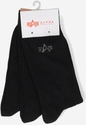 Alpha Industries șosete Basic Socks 3-pack culoarea negru 118929.03-black 99KK-LGU03S_99X