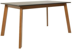 Asztal Boston CE125 (Matt fekete + Sötét delanói tölgy)