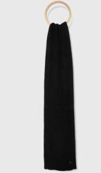 AllSaints esarfa din amestec de lana culoarea negru, neted 9BYX-SAM01C_99X