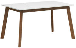  Asztal Boston CE125 (Fényes fehér + Sötét delanói tölgy)
