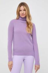 MAX&Co. MAX&Co. pulover de lana femei, culoarea violet, light, cu guler 9BYX-SWD1BI_04X