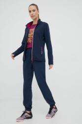 CMP pantaloni femei, culoarea albastru marin, drept, high waist PPYY-SPD18F_59X
