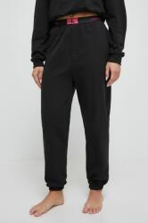 Calvin Klein Underwear pantaloni lounge din bumbac culoarea negru, melanj 000QS6943E PPYX-SPD0WH_99A