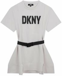 DKNY rochie fete culoarea alb, mini, oversize PPYX-SUG0FH_00X