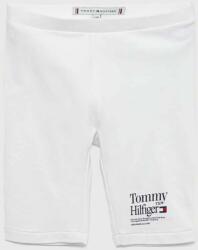 Tommy Hilfiger pantaloni scurti copii Culoarea alb, neted PPYX-SZG04S_00X