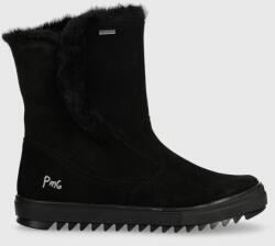 Primigi cizme de iarna pentru copii din piele intoarsa culoarea negru 9BYX-OBK0HB_99X