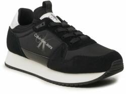 Calvin Klein Jeans Sneakers Calvin Klein Jeans Retro Runner Laceup Refl YM0YM00742 Black/Bright White BEH Bărbați