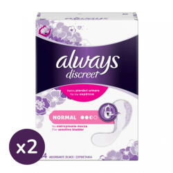 Always Discreet Liners Normal inkontinencia tisztasági betét (2x44 db) - beauty