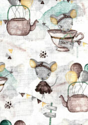 Mintás textil pelenka 1db-os - kis egérke