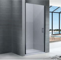 Water Fun Madeira || 80 Negru Ușă de duș, 190cm, 6mm (BAM-819) - casasclipitoare - 543,46 RON