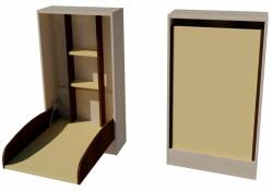  Pali Trio fali masszív pelenkázószekrény - Világos sonoma/bézs/mokka