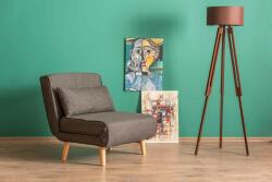 Sofahouse Design összecsukható fotel Felicitas sötétszürke