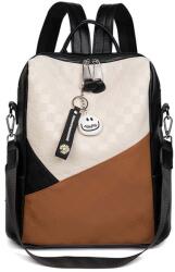 Dollcini Női Hátizsák - Vízálló Műbőr, Elegáns és Praktikus Viselet - Sötétbarna (432282)