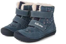 D. D. Step "barefoot" bélelt téli csizma, csillagos (31-36 méretben) W063-333A (34)