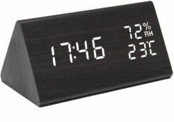  Verk 01771 Multifunkční digitální hodiny s teploměrem černé