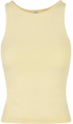 Build Your Brand Top damă Racer Back maiou - Galbenă fin | 4XL (BY208-1000353849)