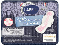 Labell Egészségügyi betét Ultra Night, Csomagolás sérült! szárnyas (méret: éjszakai) (10 db/cs) - diaper