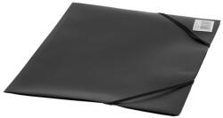 BLUERING Gumis mappa A4, műanyag Bluering® fekete (JJ40941A4-1) - bestoffice