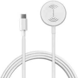 4smarts indukciós töltő VoltBeam Mini Apple Watch 1-8/SE 1m kábellel USB-C 2.5W fehér