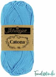 Scheepjes Catona 511 Cornflower - kék pamut fonal - 50gramm