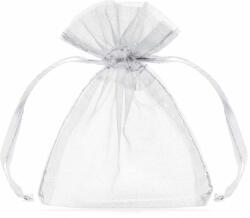  Organza tasak fehér 14x17cm 4 db