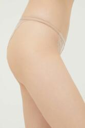 Calvin Klein Underwear brazil bugyi bézs, átlátszó - bézs L