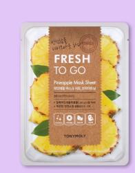 Tony Moly Fresh To Go Pineapple Mask tissue arcmaszk ananász kivonattal - 20 g / 1 db