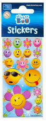 Emoji matrica arany díszítéssel (SPK265372B) - kidsfashion