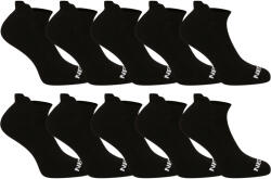 Nedeto 10PACK Fekete rövid Nedeto zokni (10NDTPN001-brand) XL