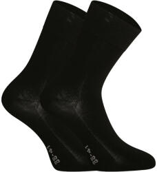 Gino Bambusz varratmentes fekete zokni (82003) L