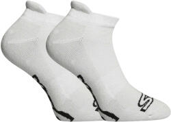 Styx Szürke rövid zokni fekete logóval (HN1062) XL