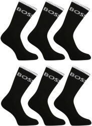 BOSS 6PACK fekete hosszú BOSS zokni (50510168 001) L
