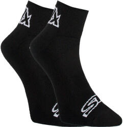 Styx Fekete zokni fehér logóval (HK960) XL