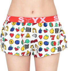 Styx Női bő szárú boxeralsók Styx művészet sportos gumipánt szerencsejátékos (T855) M