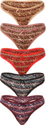 Fine Woman 5PACK női tanga Fine női többszínű (807) M