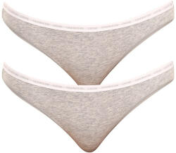 Calvin Klein 2PACK női bugyi CK ONE szürke (QD3789E-8HT) M