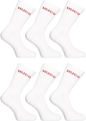 HUGO 6PACK fehér HUGO hosszú zokni (50510187 100) M