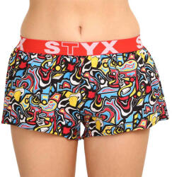 Styx Női bő szárú boxeralsók Styx művészet sportos gumipánt vázlat (T1254) M