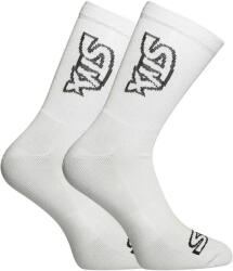 Styx Szürke hosszú zokni fekete logóval (HV1062) L