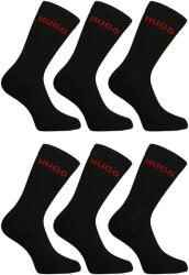 HUGO 6PACK fekete hosszú HUGO zokni (50510187 001) L