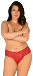 Obsessive Női bugyi Obsessive nagyméretű piros (Blossmina panties) 4XL