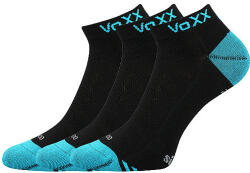 VoXX 3PACK Fekete bambusz VoXX zokni (Bojar) L