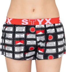 Styx Figyelmeztetés női boxeralsó Styx art sport gumi (T553) S