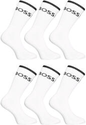 BOSS 6PACK fehér BOSS hosszú zokni (50510168 100) M